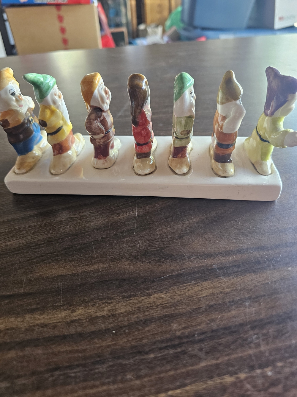 Ceramic Seven‎ Dwarfs Clover Toaster Rack 💙💙